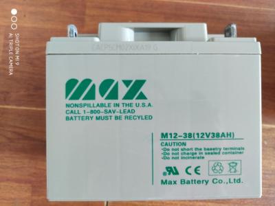 MAX蓄电池12V38AH